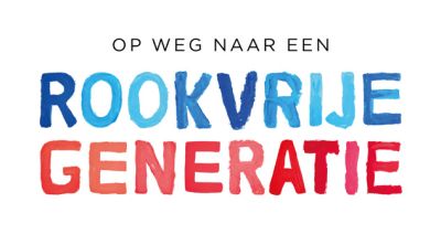 Logo van de Rookvrije generatie, met daarop de tekst: Op weg naar een rookvrije generatie