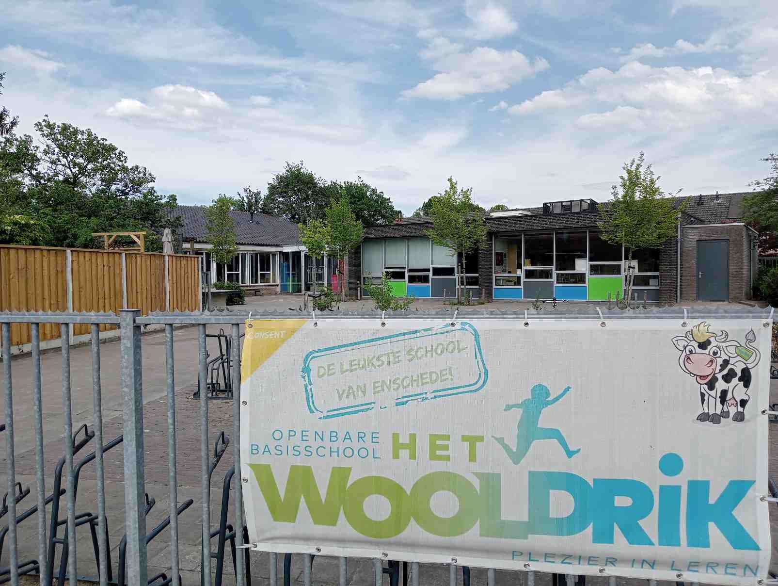 Schoolplein van OBS Het Wooldrik.
