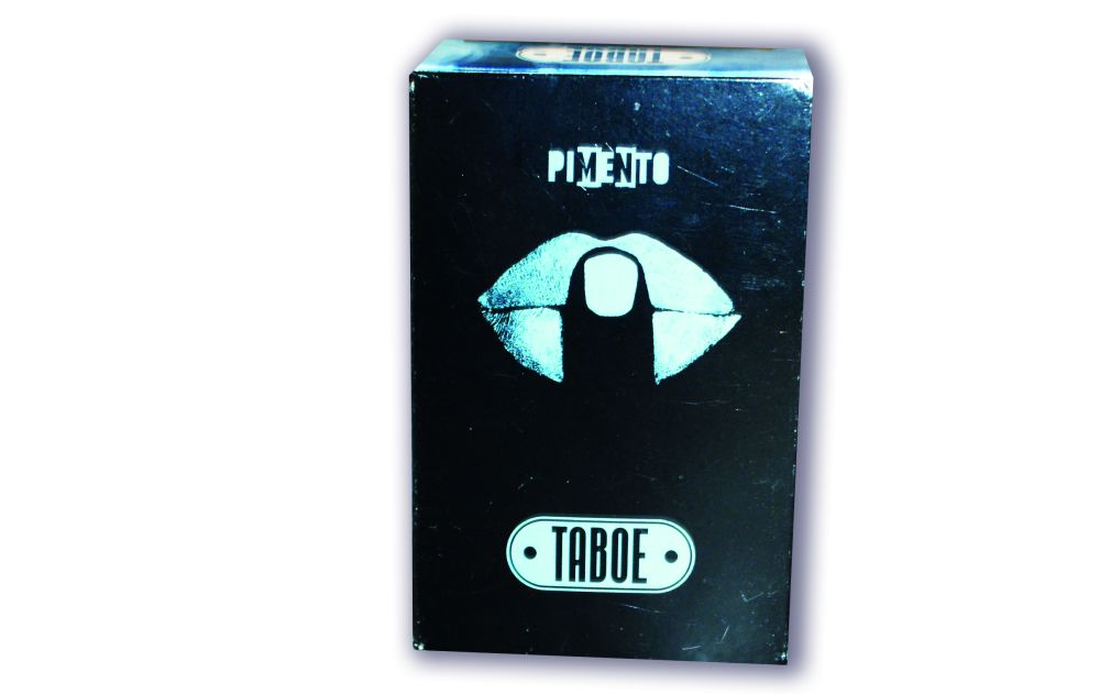 doos van het Pimento-spel Taboe